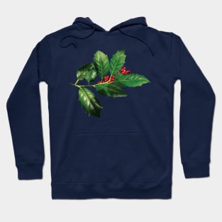 Sprig of Holly Hoodie